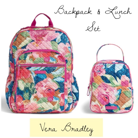 Vera Bradley Handbags - NWT Vera Bradley 2pc Backpack & Lunch Set